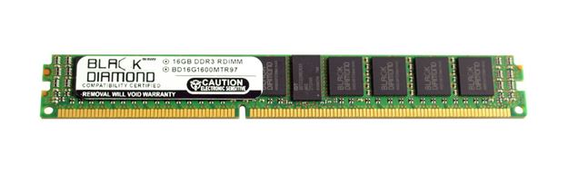 Picture of 16GB DDR3 1600 (PC3-12800) ECC Registered VLP Memory 240-pin (2Rx4)