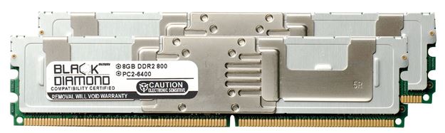 Picture of 16GB Kit (2x8GB) DDR2 800 (PC2-6400) Fully Buffered Memory 240-pin (2Rx4)