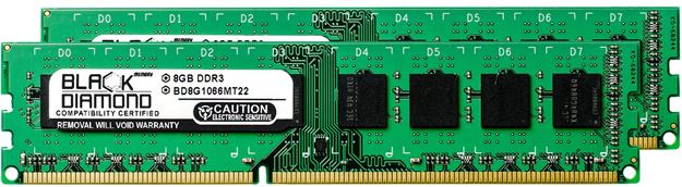 Picture of 16GB Kit (2x8GB) DDR3 1066 (PC3-8500) Memory 240-pin (2Rx8)