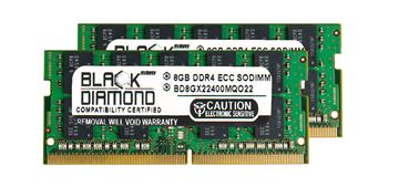 Picture of 16GB Kit (2x8GB) DDR4 2400 ECC SODIMM Memory 260-pin (2Rx8)