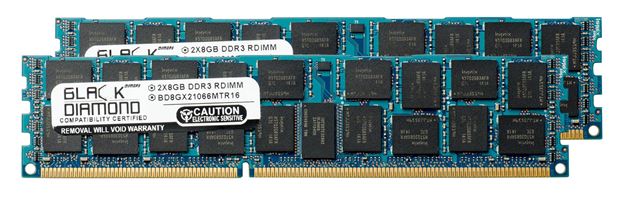 Picture of 16GB Kit(2x8GB) DDR3 1066 (PC3-8500) ECC Registered Memory 240-pin (4Rx8)
