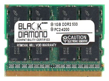 Picture of 1GB DDR2 533 (PC2-4200) Micro-Dimm Memory 172-pin (2Rx16)