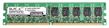 Picture of 1GB DDR2 667 (PC2-5300) ECC Memory 240-pin (2Rx8)