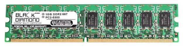 Picture of 1GB DDR2 667 (PC2-5300) ECC Memory 240-pin (2Rx8)