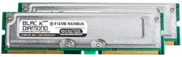 Picture of 1GB Kit(2X512MB) Rambus PC1066 ECC Memory 184-pin