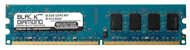 Picture of 2GB DDR2 667 (PC2-5300) Memory 240-pin (2Rx8)