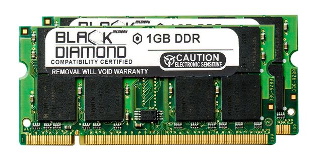 Picture of 2GB Kit(2X1GB) DDR 266 (PC-2100) SODIMM Memory 200-pin (2Rx8)