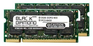 Picture of 4GB Kit (2x2GB) DDR2 800 (PC2-6400) SODIMM Memory 200-pin (2Rx8)