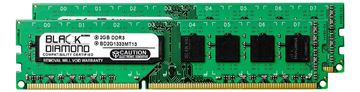 Picture of 4GB Kit (2x2GB) DDR3 1333 (PC3-10600) Memory 240-pin (2Rx8)