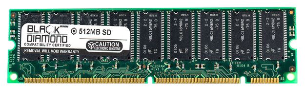 Picture of 512MB (2Rx4) SDRAM PC100 ECC Registered Memory 168-pin