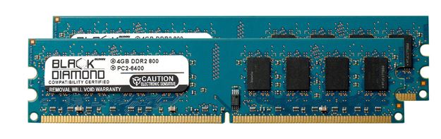 Picture of 8GB Kit (2x4GB) DDR2 800 (PC2-6400) Memory 240-pin (2Rx8)