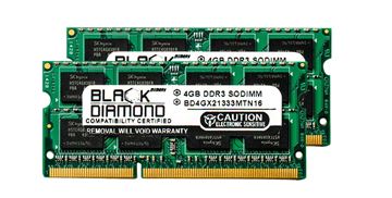 Picture of 8GB Kit(2x4GB) DDR3 1333 (PC3-10600) SODIMM Memory 204-pin (2Rx8)