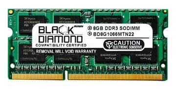 Picture of 8GB (2Rx8) DDR3 1066 (PC3-8500) SODIMM Memory 204-pin