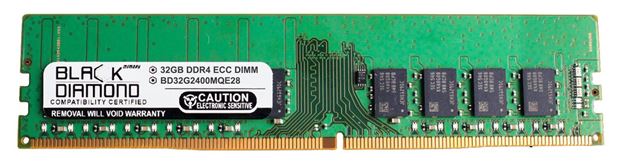 Picture of 32GB DDR4 2400 ECC Memory 288-pin (2Rx8)