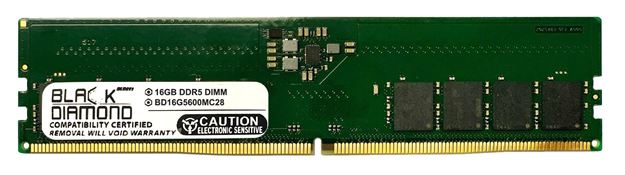 Picture of 16GB (2Rx8) DDR5 5600 Memory 288-pin