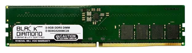 Picture of 8GB (1Rx8) DDR5 5200 Memory 288-pin