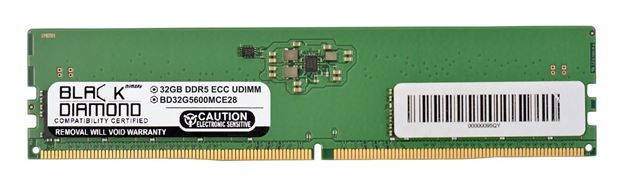 Picture of 32GB (2Rx8) DDR5 5600 ECC Memory 288-pin