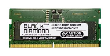 Picture of 32GB (2Rx8) DDR5 5200 SODIMM Memory 262-pin